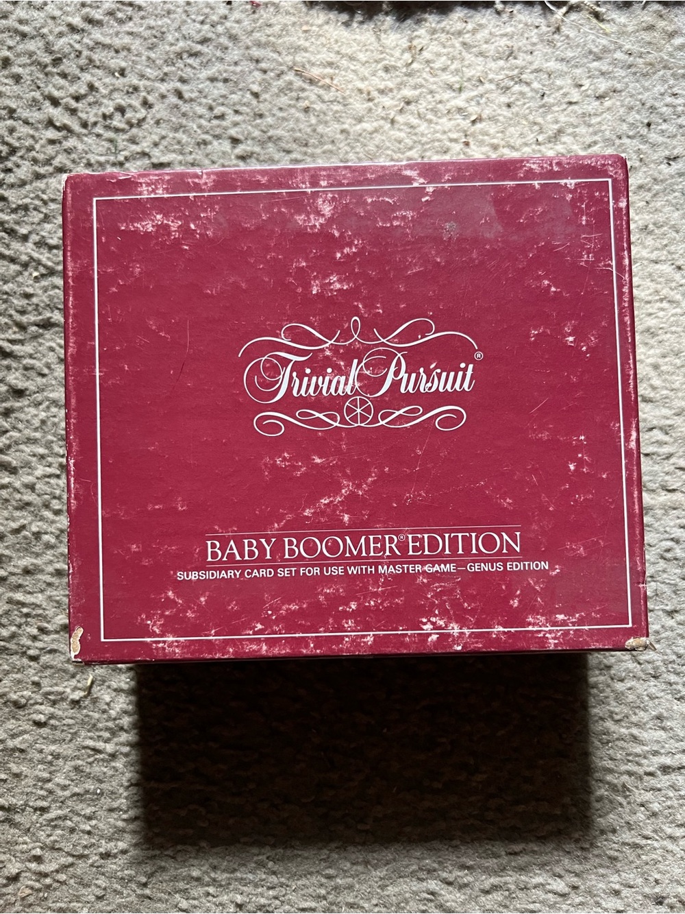 Trivial Pursuit Baby Boomer Edition Card Set - Red